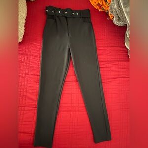 Forever 21 Black Ribbed Leggings